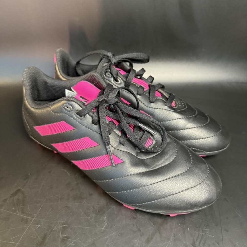 Adidas Copa Pure II.4 GX6907 Black Pink Synthetic Soccer Cleats Youth Size 5